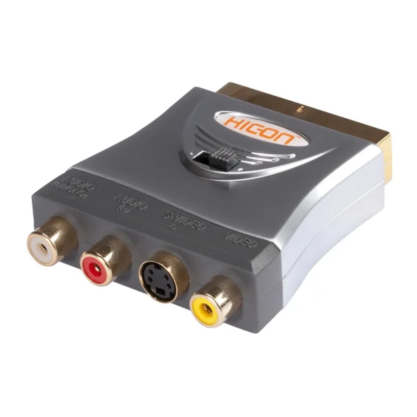 HiCon SCARTm<>S-VHSf+3xCINCHf Adapter