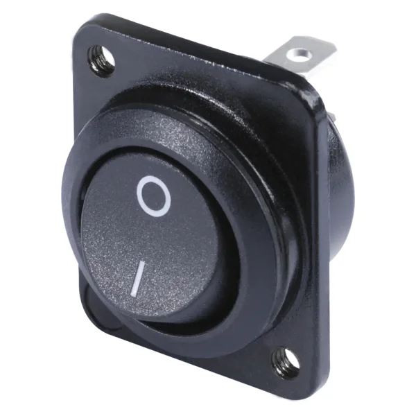 Wippschalter D-Flansch 1polig on/off