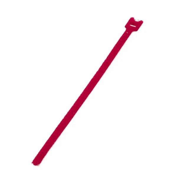 Klettband 13 x 200 mm rot, Klettöse