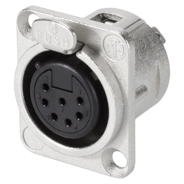 NEUTRIK XLR-Einbaubuchse 7polig,