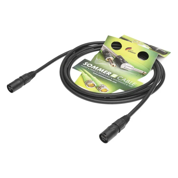 Netzwerkkabel CAT7 PUR, schwarz,  2,00m