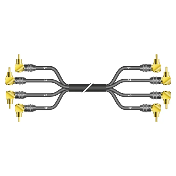 Multicorekabel Quantum, schwarz,  2,50m