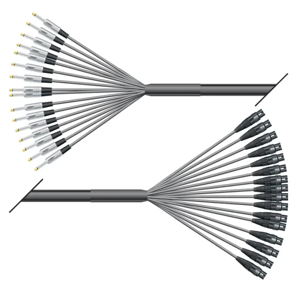 Multicorekabel Quantum, schwarz,  3,00m