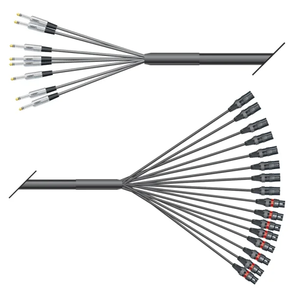 Multicorekabel Quantum, schwarz, 10,00m