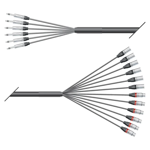 Multicorekabel Quantum, schwarz, 10,00m