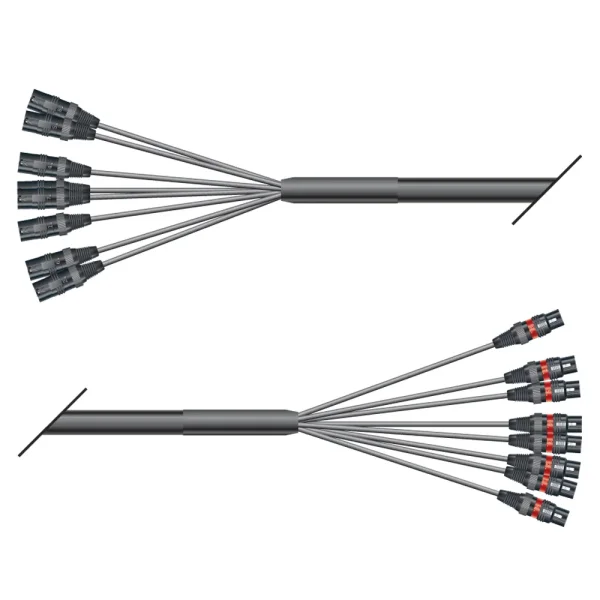 Multicorekabel Quantum, schwarz,  2,00m