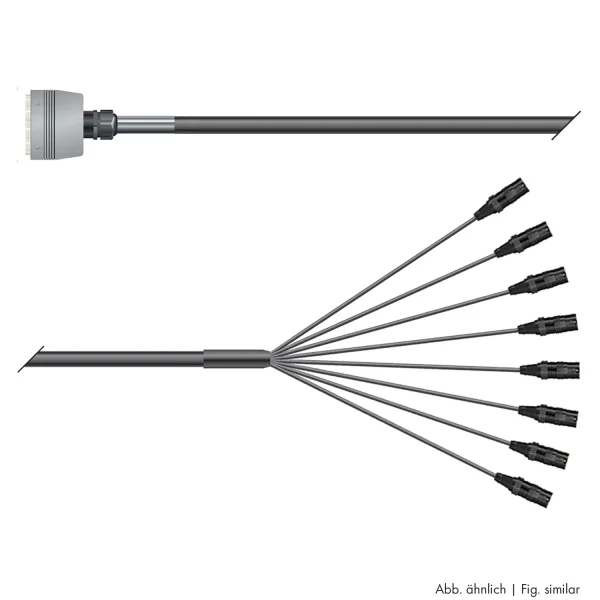 Multicorekabel Quantum, schwarz, 50,00m