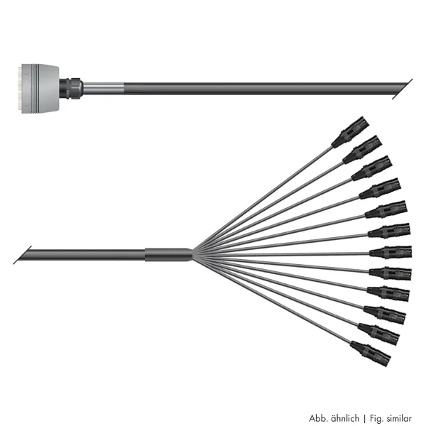 Multicorekabel Quantum, schwarz, 50,00m