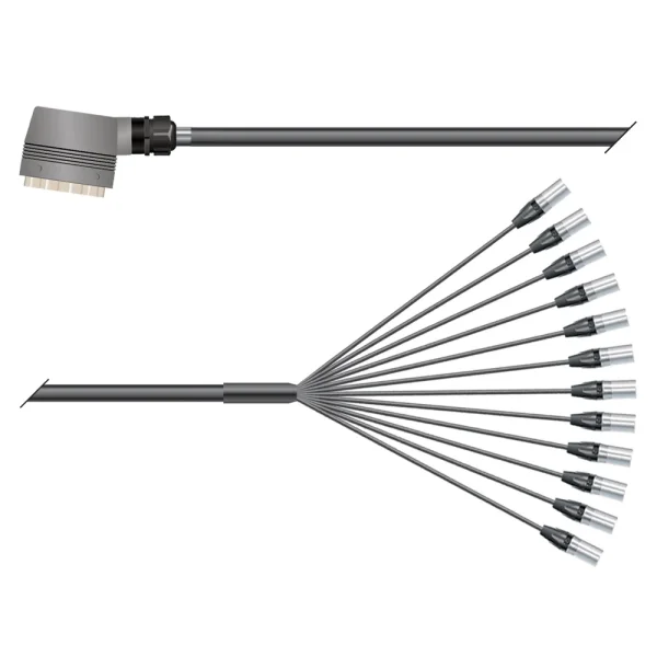 Multicorekabel Quantum, schwarz, 10,00m