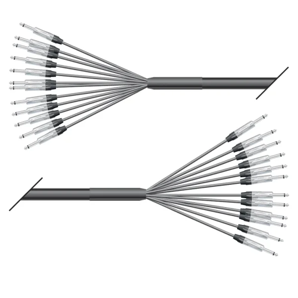 Multicorekabel Quantum, schwarz,  2,00m