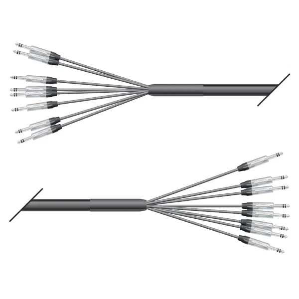 Multicorekabel Quantum, schwarz,  1,00m