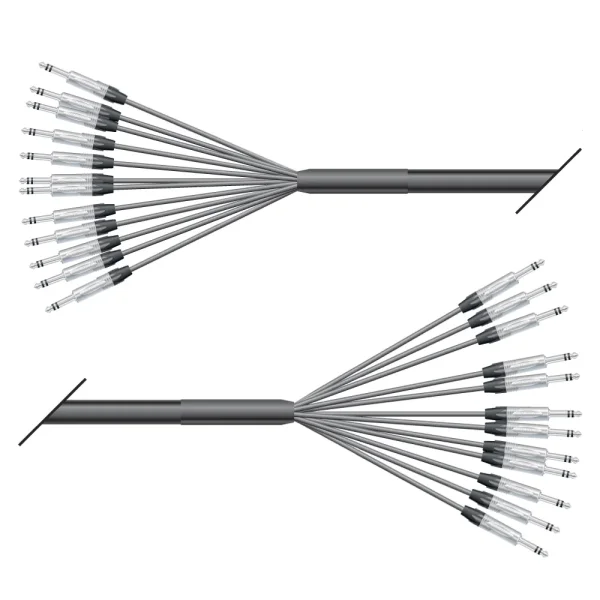 Multicorekabel Quantum, schwarz,  2,00m