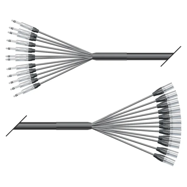 Multicorekabel Quantum, schwarz,  2,00m