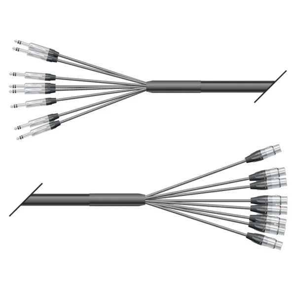 Multicorekabel Quantum, schwarz,  3,00m