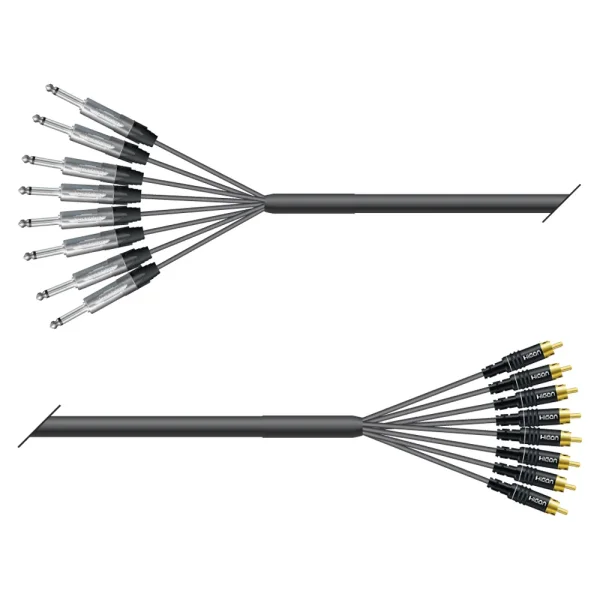 Multicorekabel Quantum, schwarz,  2,00m