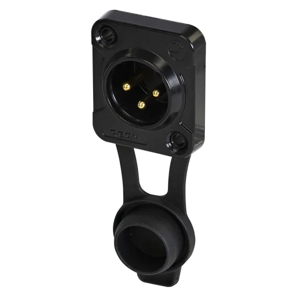 REAN 3-pol XLR-Einbaustecker, IP65