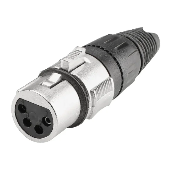 XLR-Kabelbuchse 4-pol