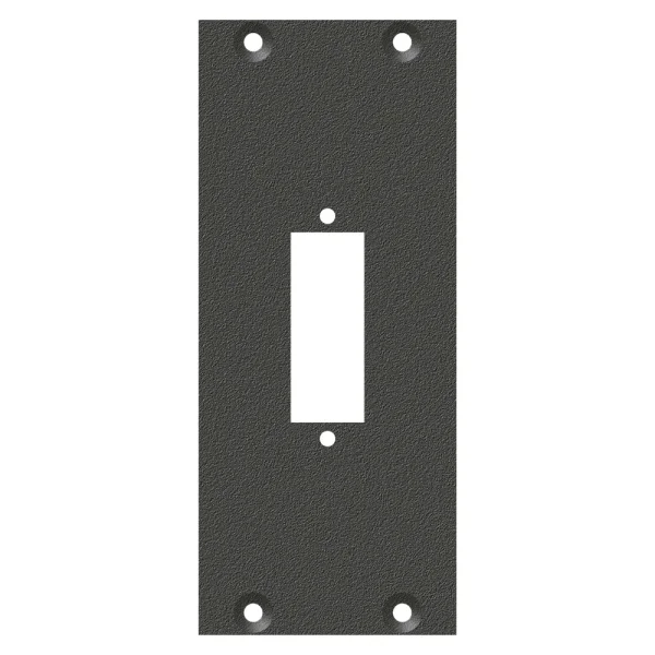 SYSBOXX-Frontblech 2HE 1BE 1xGlasfaser-