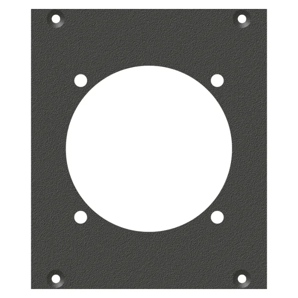 SYSBOXX-Frontblech 2HE 2BE 1xSOCAPEX 19p