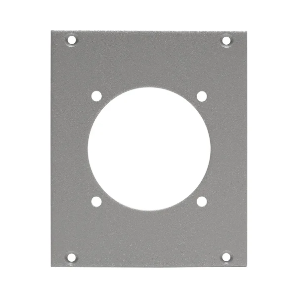 SYSBOXX-Frontblech 2HE 2BE 1x SCHUKO