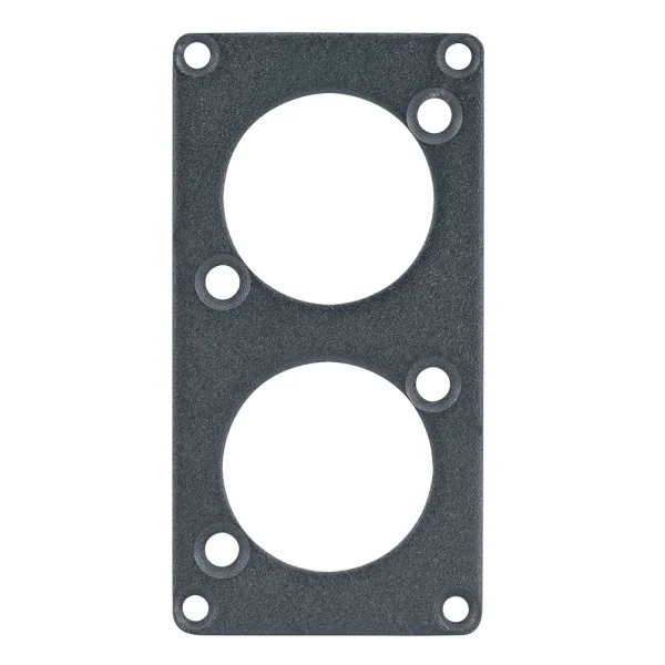 SYPI-Frontblech 2HE 1BE 2xD-Typ