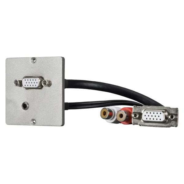 SYSWALL50 VGA+Minikl. -> Kabelbuchsen