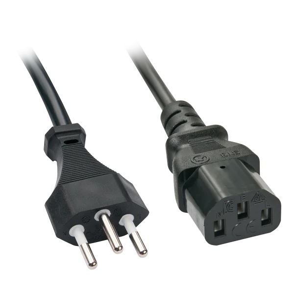 2m Netzkabel CH an C13