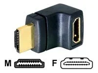 DELOCK Adapter HDMI St HDMI Buch 90Grad
