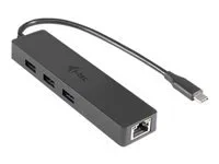I-TEC USB C Slim HUB 3 Port Giga Lan