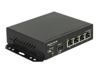 DELOCK Ethernet Switch 4 Port + 1 SFP