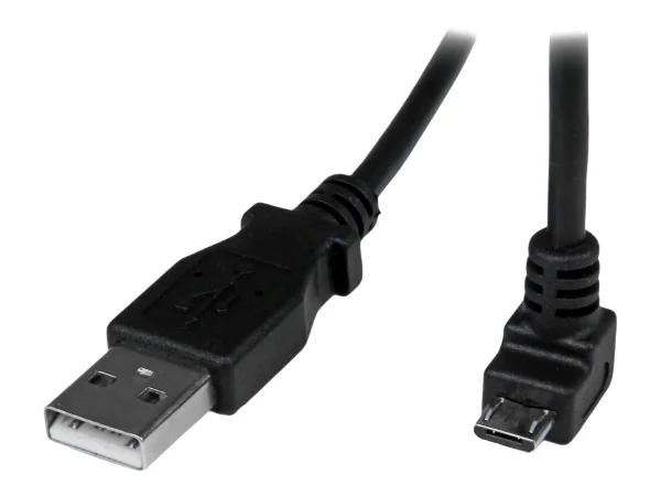 STARTECH 2m Down Angle Micro USB Cable