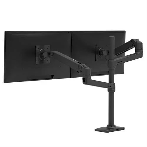 LX DUAL STACKING ARM TALL POLE MATTE BLACK