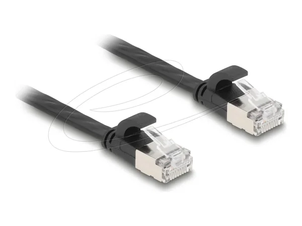 DELOCK RJ45 FlachbandPatchk Cat.6A 0,25m