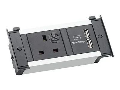 BACHMANN KAPSA XS 1xUK USB Charger Strom