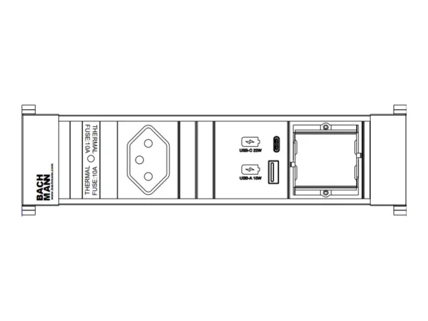 BACHMANN POWER FRAME S 1xCH 1xCM 1xUSB A
