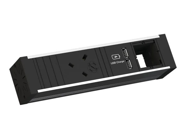 BACHMANN VENID 1xUK USB Charger 1xCM 0,2