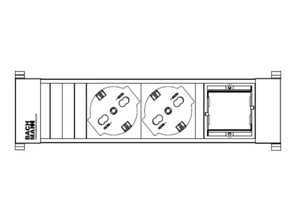 BACHMANN POWER FRAME 2xP40 1xCM 0,2m GST