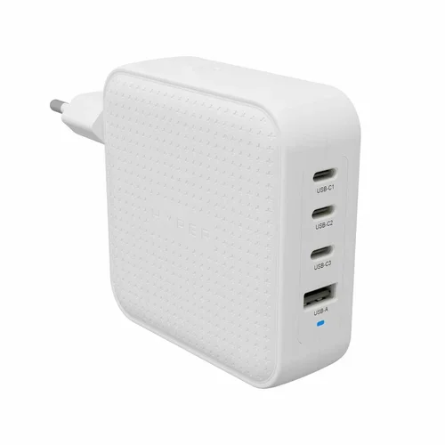 TRAVEL CHARGER WHITE 100W USB-C GAN (3C+1A)