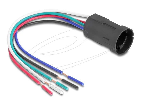 DELOCK Fassung für 19mm 5 Pin Taster od