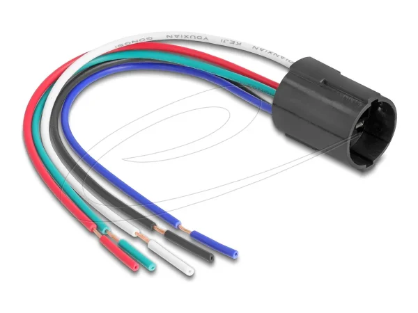 DELOCK Fassung für 16mm 5 Pin Taster od