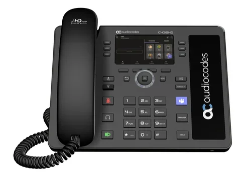 TEAMS C435HD-R IP-PHONE POE GBE BLACK2 ETHERNET 10/100/1000 PORT