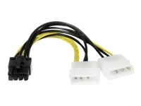 STARTECH 15cm LP4 to 8 Pin PCIe Adapter