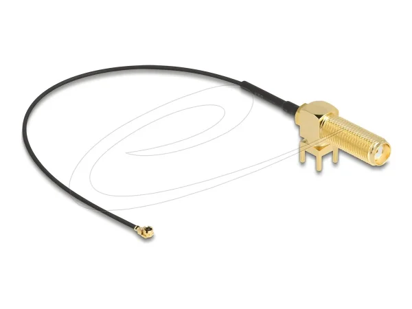 DELOCK Antennenkabel SMA 90 PCB Buchse