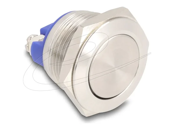 DELOCK Drucktaster zum Einbau 19mm flach