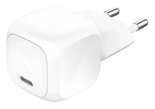 BOOSTCHARGE 20W USB-C CHARGER WITH PD AND PPS WHITE