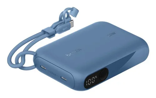 BOOSTCHARGE POWER DELIVERY POWE MIT DISPLAY 10.000MAH 20 W BLAU