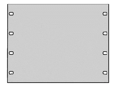 SCHROFF 48,26cm-Blindblende 1 HE RAL