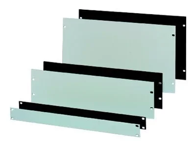 SCHROFF 48,26cm-Blindblende 1HE RAL 7021