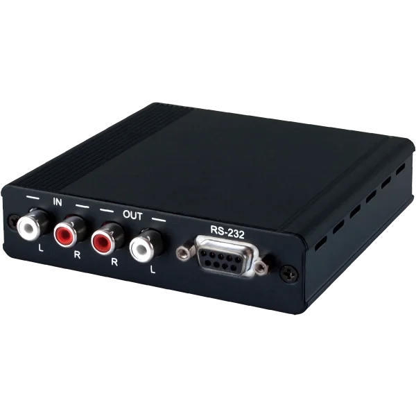 Analog Stereo Audio and RS-232 over CAT5e/6/7 Extender