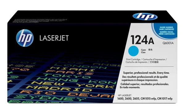 Toner HP 124A / Q6001A Cyan